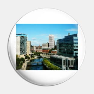 Providence RI Skyline Pin