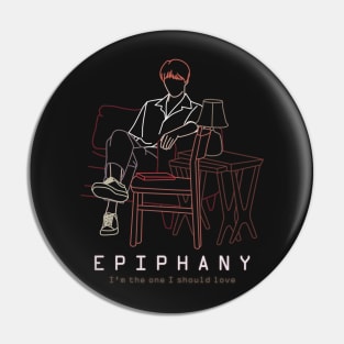 BTS JIN EPIPHANY LINE ART Pin