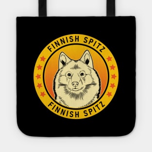 Finnish Spitz Dog Portrait Tote