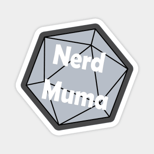 Nerd Muma Dice (blue) Magnet