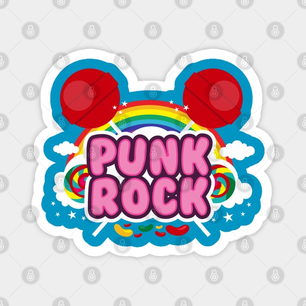 punk rock absurd logo Magnet by daizzy