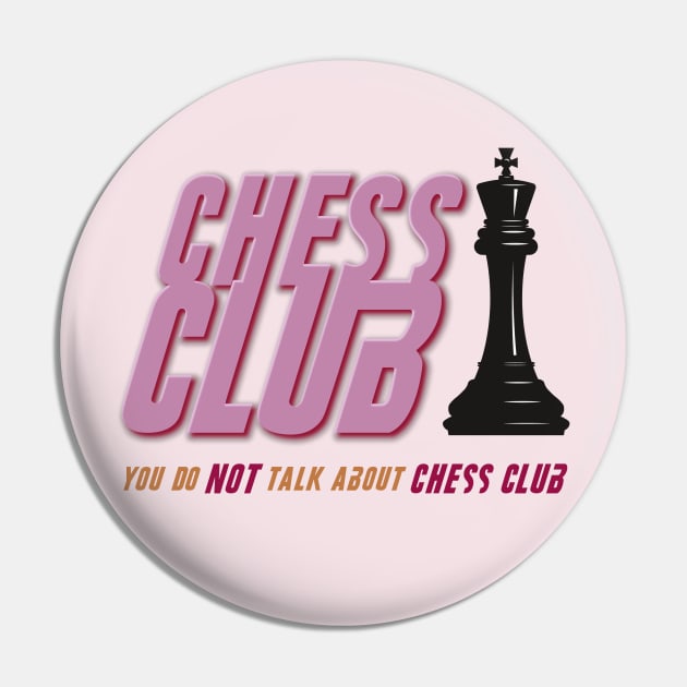 Chess Club Pin by CuriousCurios