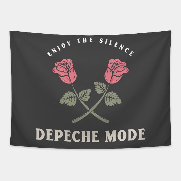 Enjoy The Silence Tapestry by DankFutura