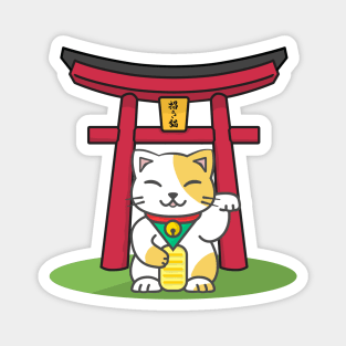 Maneki neko and Torii Magnet