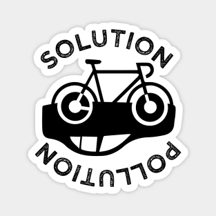 Solution for pollution Bicycling Cycling Environment Magnet