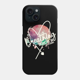 F.S.Fitzgerald's dreaming quote design in ivory Phone Case