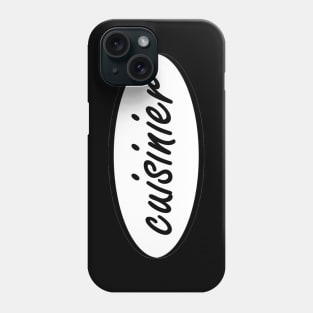 cuisinier chef cooking Phone Case