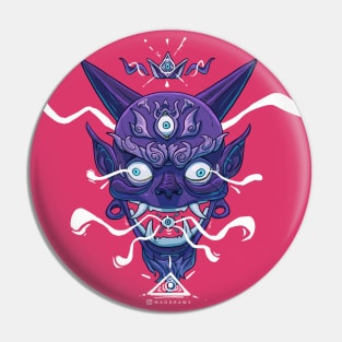 Oni Mask Pin