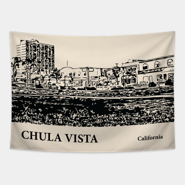 Chula Vista - California Tapestry by Lakeric