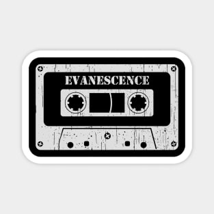 Evanescence - Vintage Cassette White Magnet