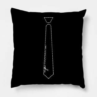 Cut a tie Pillow