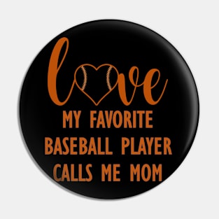 Baseball mom Pin