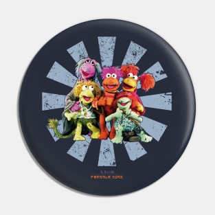 Fraggle Rock Retro Japanese Pin