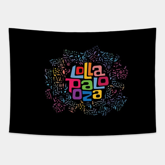 Lollapalooza music festival Tapestry by smkworld