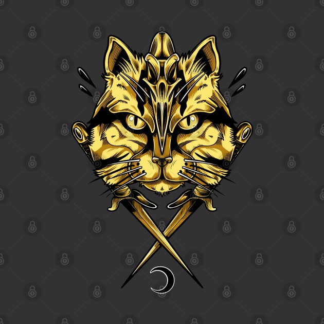Golden Cat’s Sais by Scottconnick