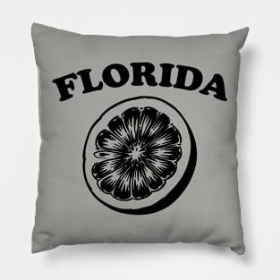 Sunny Florida Orange Pillow