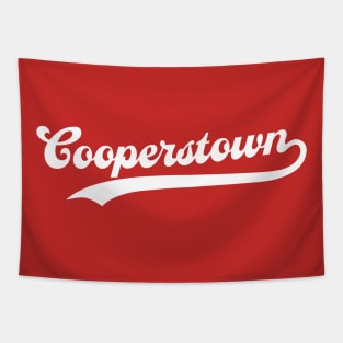 Cooperstown New York Vacation Baseball Tapestry