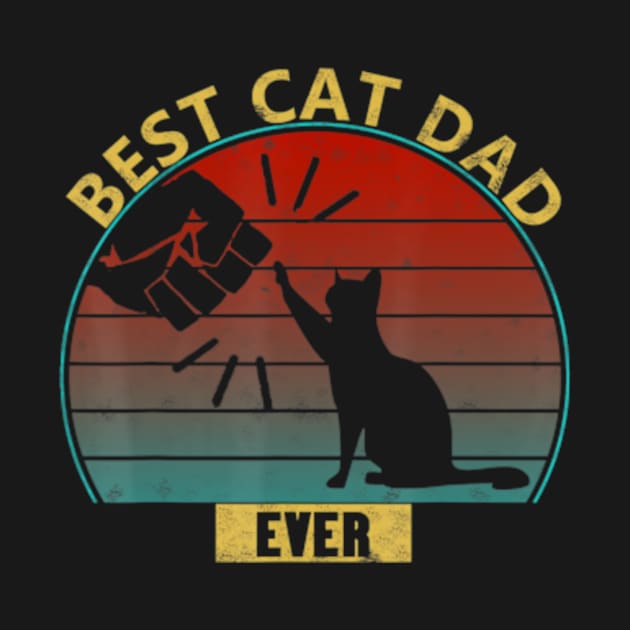 Best Cat Dad Ever Bump For Cat Lover Basic by StuSpenceart