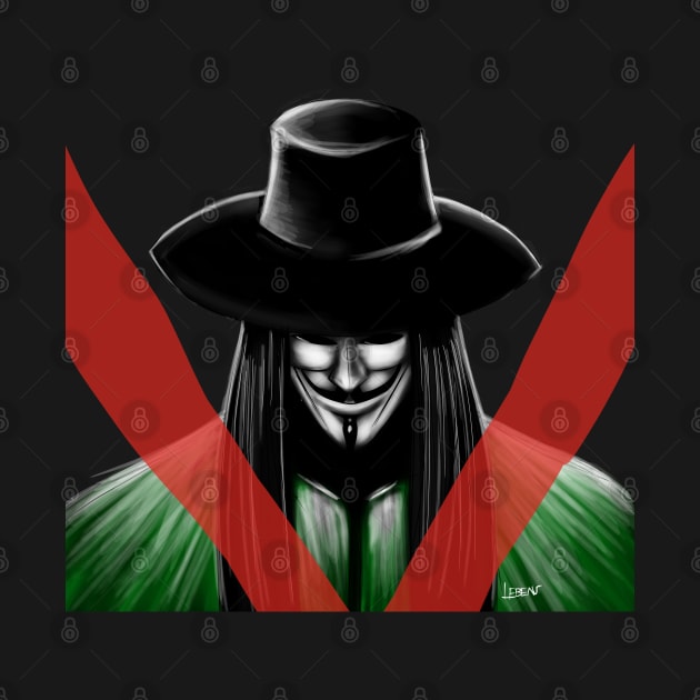 v for vendetta anonymous warrior by jorge_lebeau