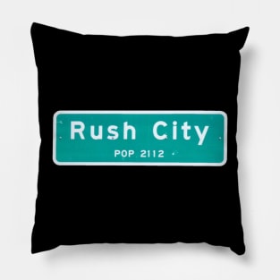 Rush City - Population 2112 Pillow