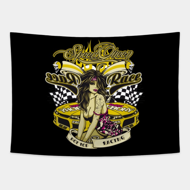 Speed Queen Tapestry by kolumenana