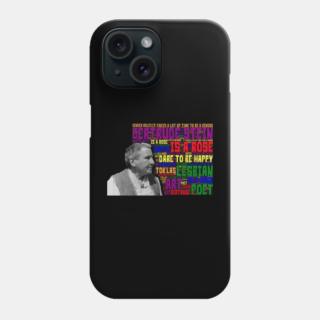 Gertrude Stein lesbian feminist icon Phone Case by irresolute-drab