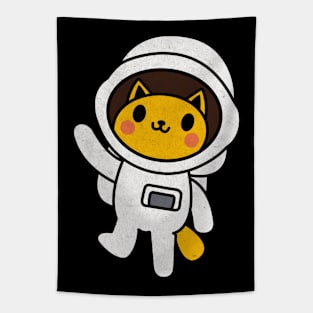 Astronaut Space Cat Tapestry