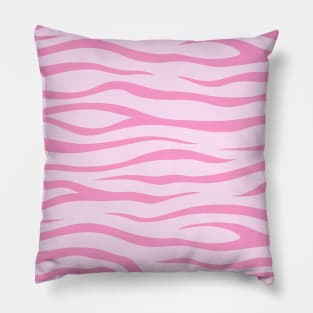 Pink Tiger Skin Pattern Pillow