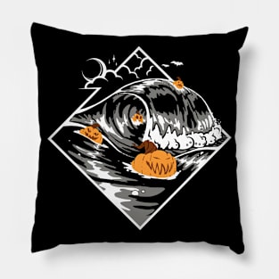 Wave of Evil Pillow