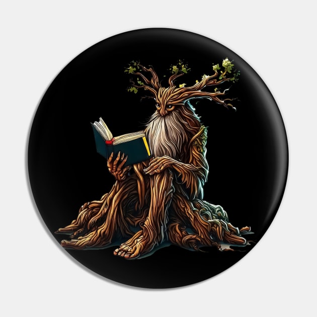 shepherd of trees reading book Pin by TomFrontierArt