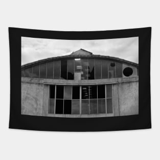 Derelict Industrial Building b&w Tapestry