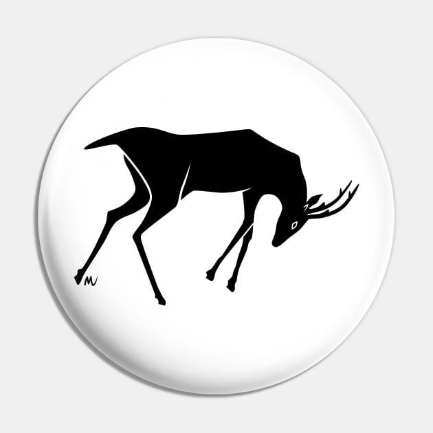 Deer Pin by mariauusivirtadesign