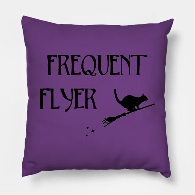 Frequent Flyer Pillow by Frypie