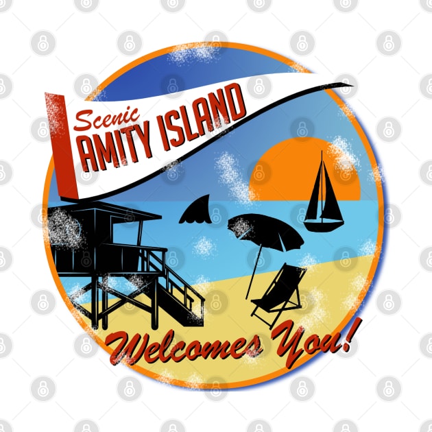 Amity Island Tourist by PopCultureShirts