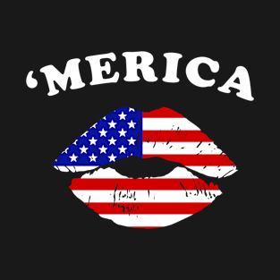 'Merica Lips T-Shirt