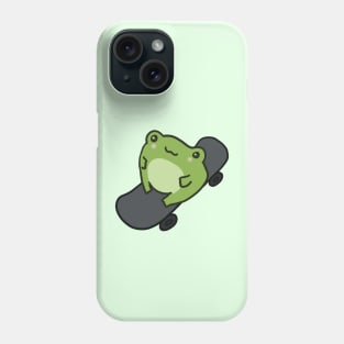 Cute Frog on Skateboard, Kawaii Cottagecore Aesthetic Frog, Skating Lover Phone Case