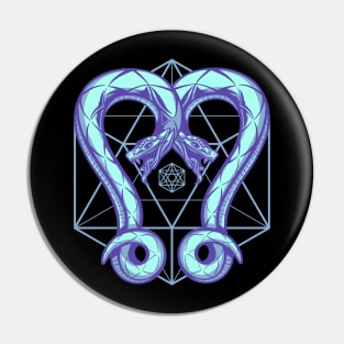 Twin Serpent Energy Pin