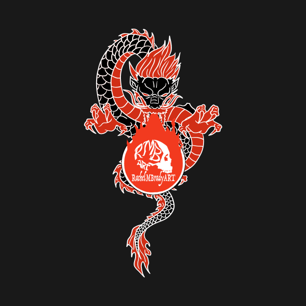 Asian Dragon Logo by RachelMBradyART