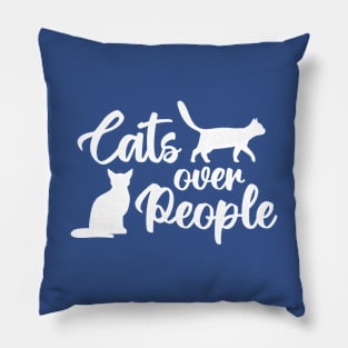 Cats over People Pillow