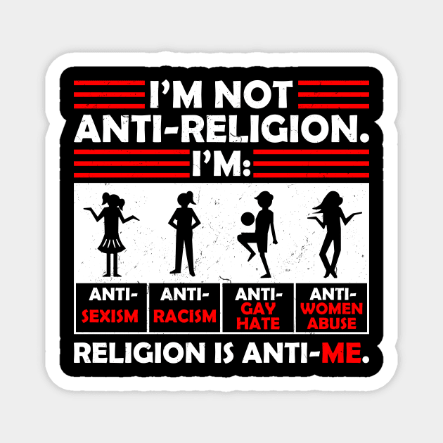 atheist religion Fsm atheists humor Magnet by QQdesigns