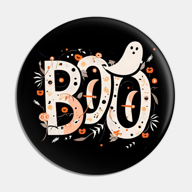 Boo Pin by NomiCrafts