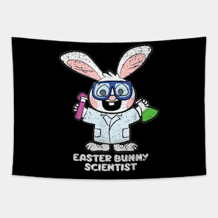 Easter Bunny Scientist Cute Rabbit Science Teacher Students Tapestry
