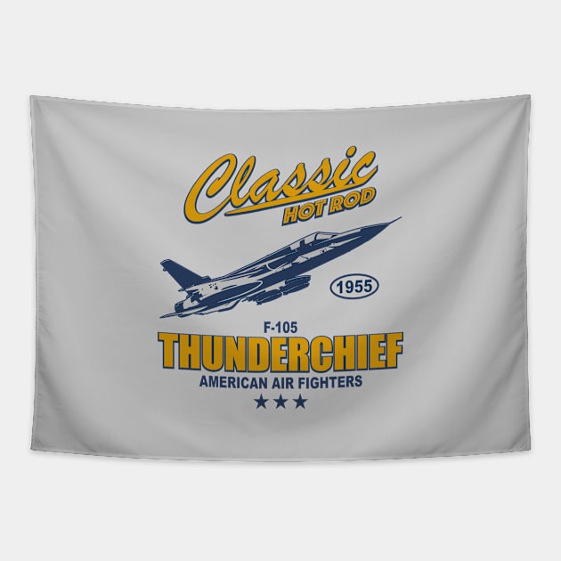 F-105 Thunderchief Tapestry by TCP