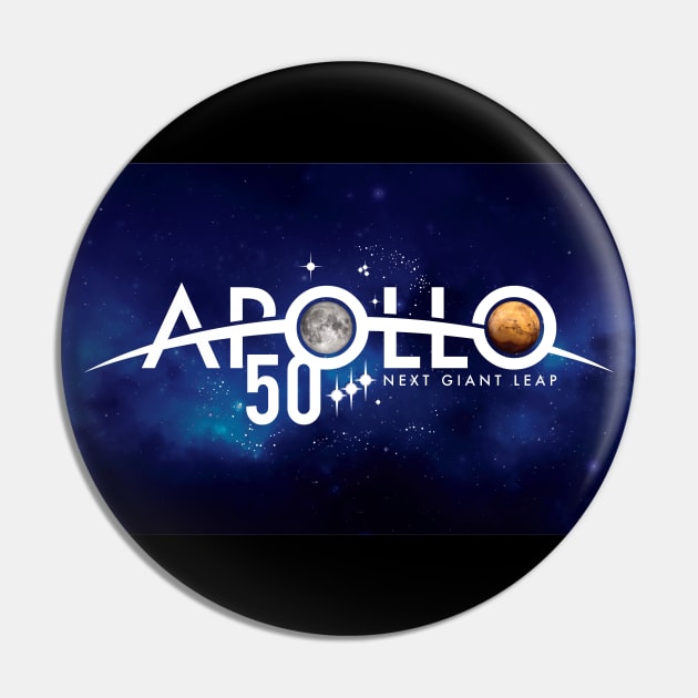 Apollo 11 NASA 50th Anniversary Logo Pin by Adaba