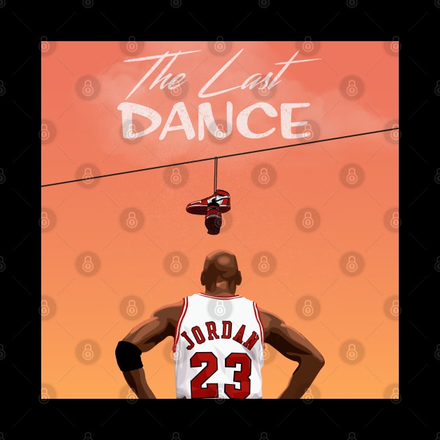 Michael Jordan - The Last Dance Poster by midaillustrator