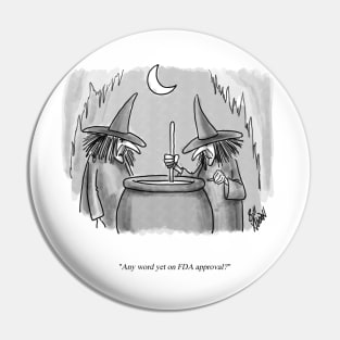 Classic Witches Brew Cartoon Pin