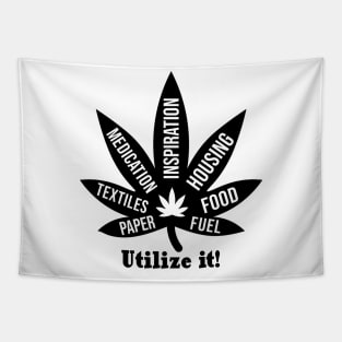 Weed Leaf Utilize It Tapestry