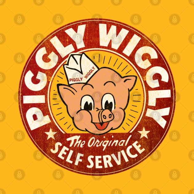 Piggly Wiggly Self Service Worn by Alema Art