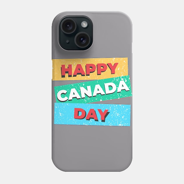 Happy Canda Day Phone Case by Ottorino