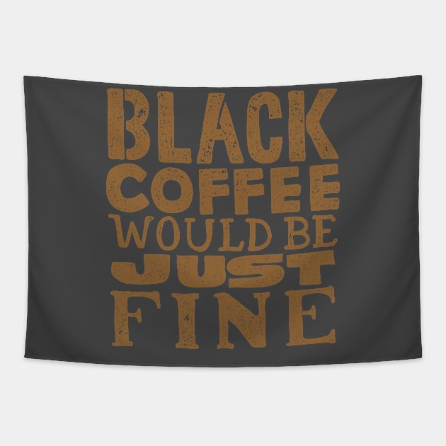 BLACK COFFEE Tapestry by WYB store